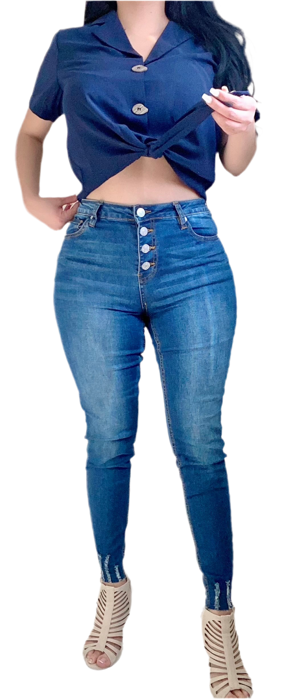 High Rise Skinny Jeans